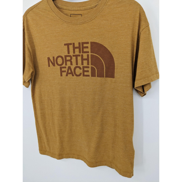 The North Face Shirt Womens Small Yellow Graphic Outdoor Lightweight Hiking - Picture 2 of 9